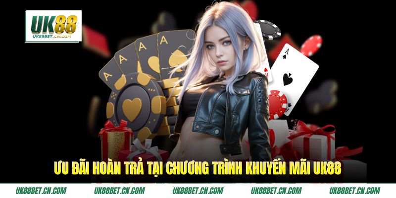 Ưu đãi hoàn trả tại chương trình khuyến mãi UK88 